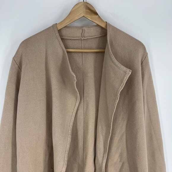 Chicwish Sweater Size Small Womens Tan Classy Open Front Knit Coat Cardigan - Picture 2 of 7